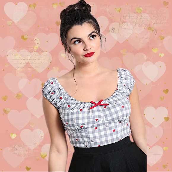 ♥️ 🐰 Hell Bunny Hopper TOP - Picture 7 of 12